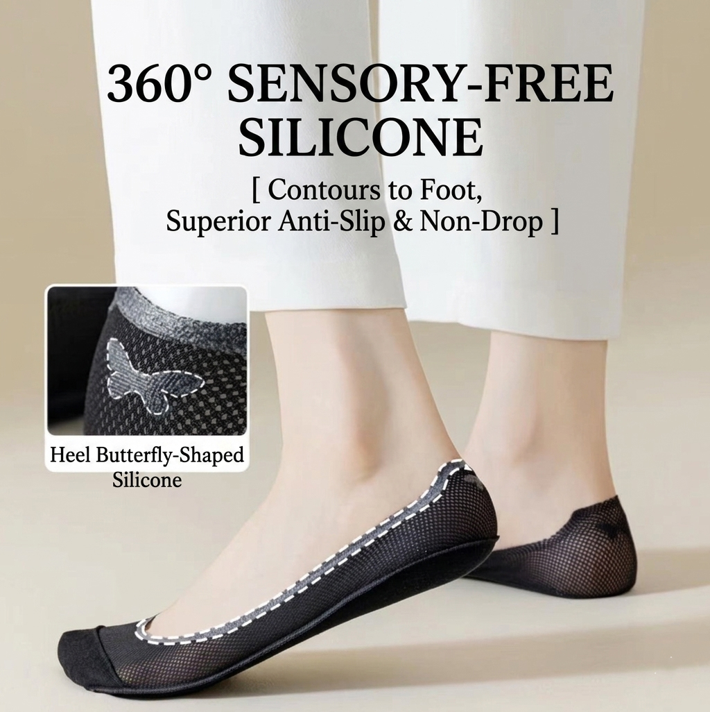 3Pairs,Women Invisible No Show - مراجعة Invisibility Sock Loafer وسعره