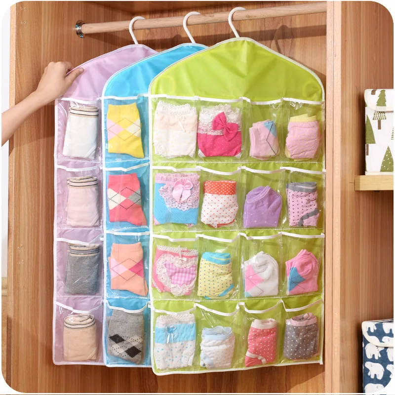 Hot 16Pockets WardrobePockets  - مراجعة Sock Organizer Tray وسعره