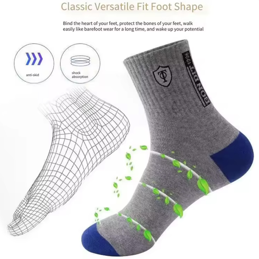 Men's 5/10-Pack Premium Therma - مراجعة Cotton Crew Sock Pack وسعره