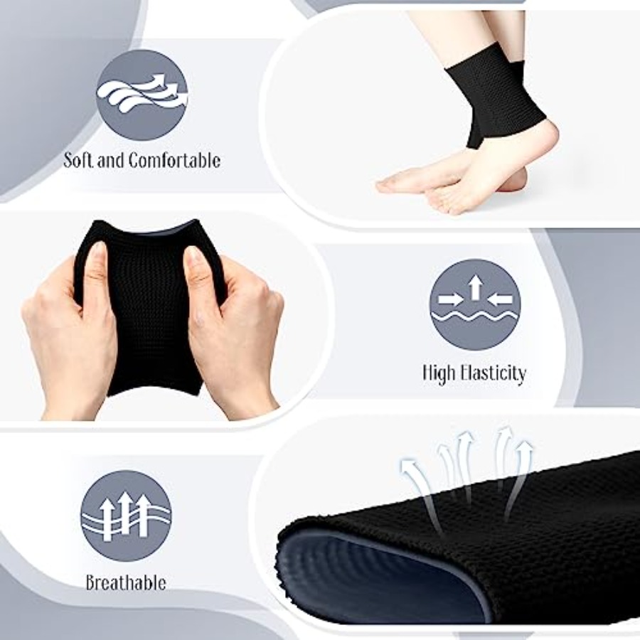 2 Pcs Ankle Gel Sleeves Padded - مراجعة Ankle Brace Sock وسعره