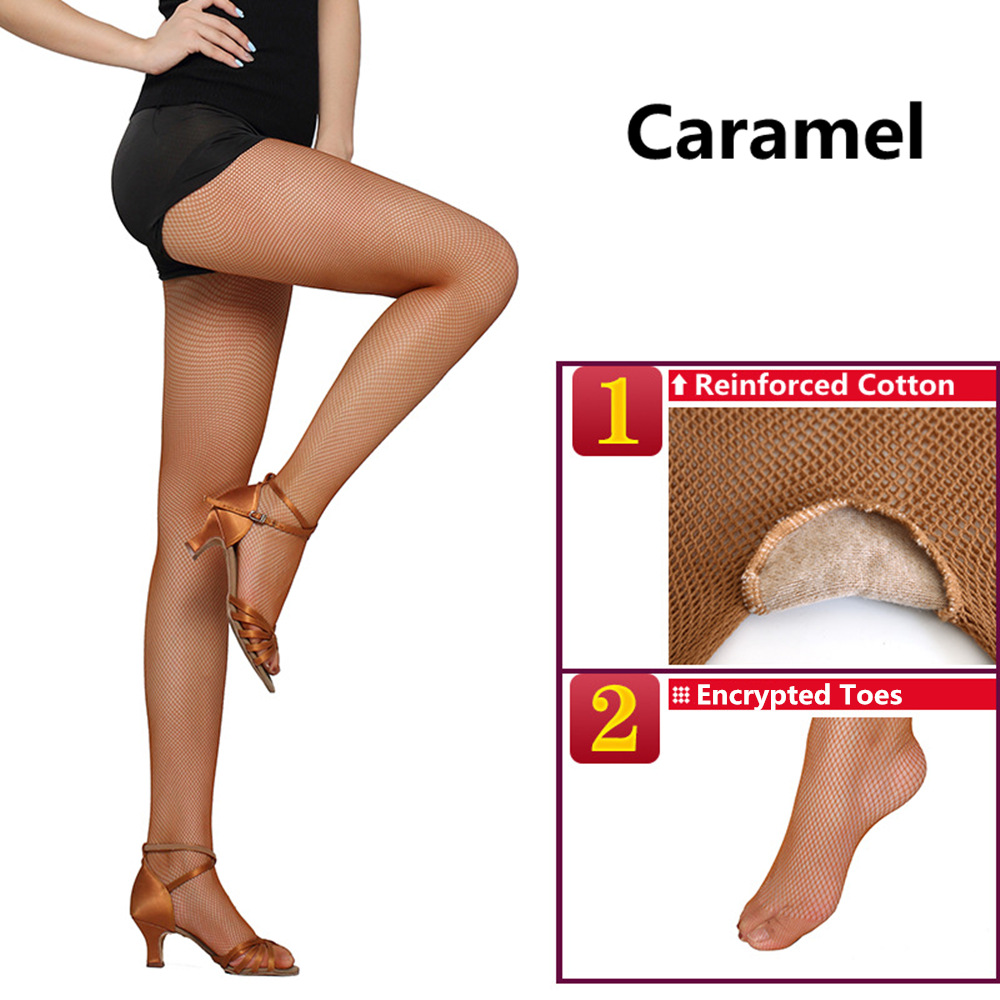 Professional Latin Dance Fishn - مراجعة Fishnet Stocking Women وسعره