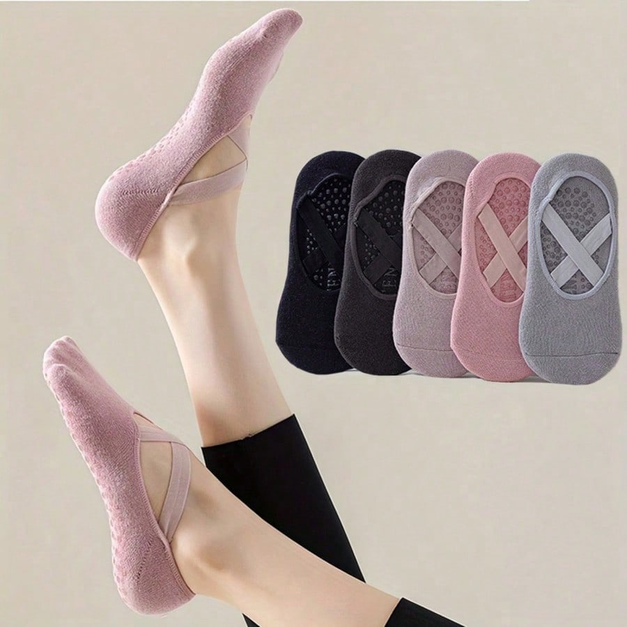 Aesthetic Ballet-Inspired Non  - مراجعة Grip Sock Yoga وسعره