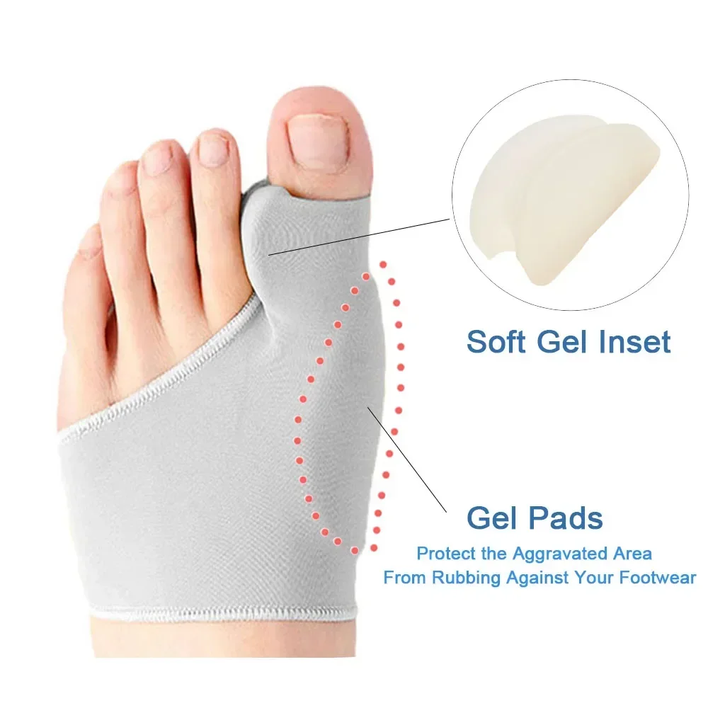 1/2Pair Toe Separator Hallux V - مراجعة Ankle Brace Sock وسعره