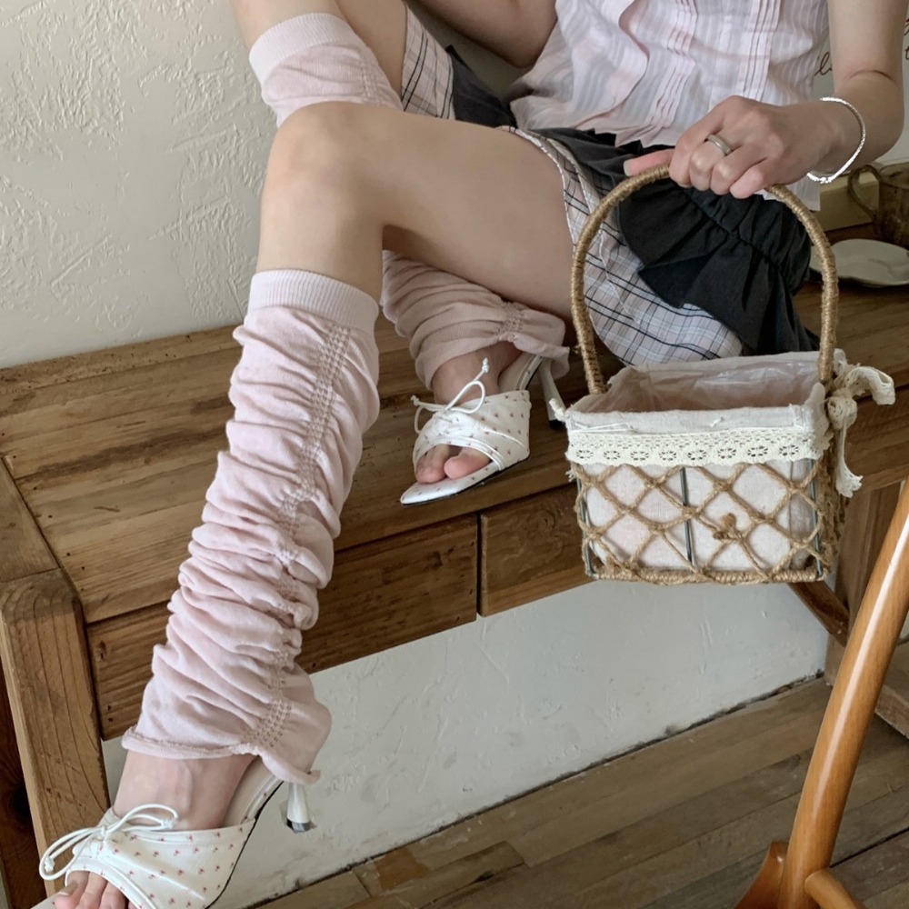 Pink Ruffle Bubble Slouchy Leg - مراجعة Boot Sock Slouchy وسعره