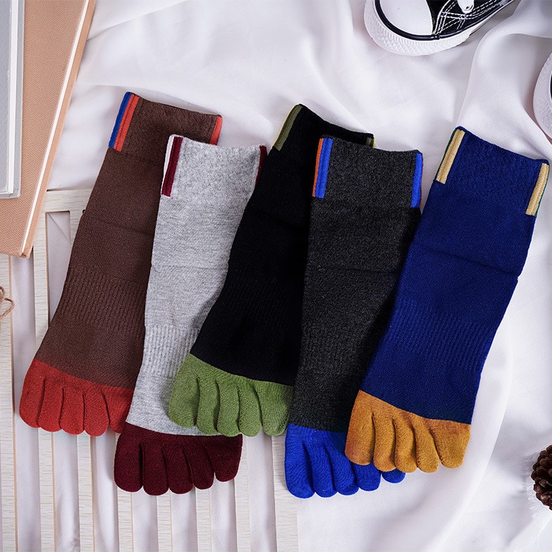 5 Pair Men's Casual Five-Toe C - مراجعة Toe Sock Split وسعره