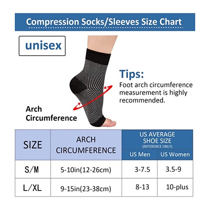 1pair Neuropathy socks,Ankle b - مراجعة Ankle Brace Sock وسعره