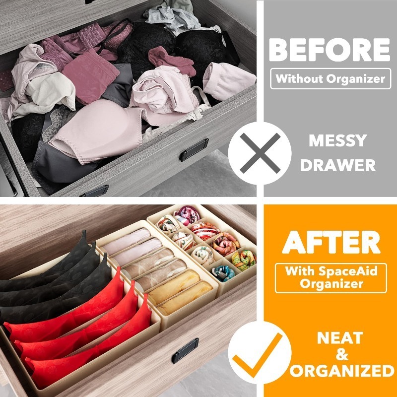 Sports Bra Underwear Organizer - مراجعة Sock Organizer Tray وسعره