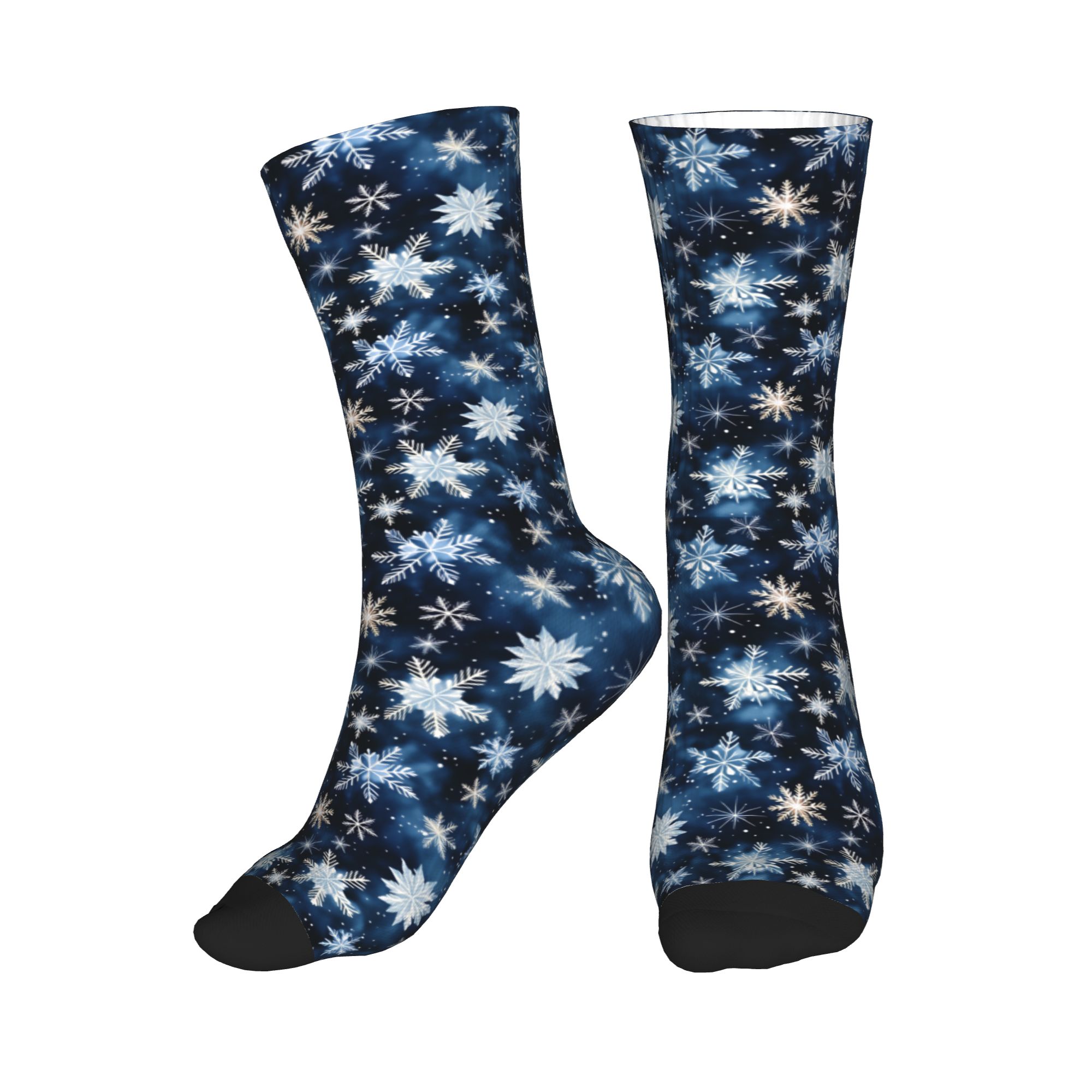 Navy Blue Snowflake Pattern Me - مراجعة Dress Sock Men وسعره