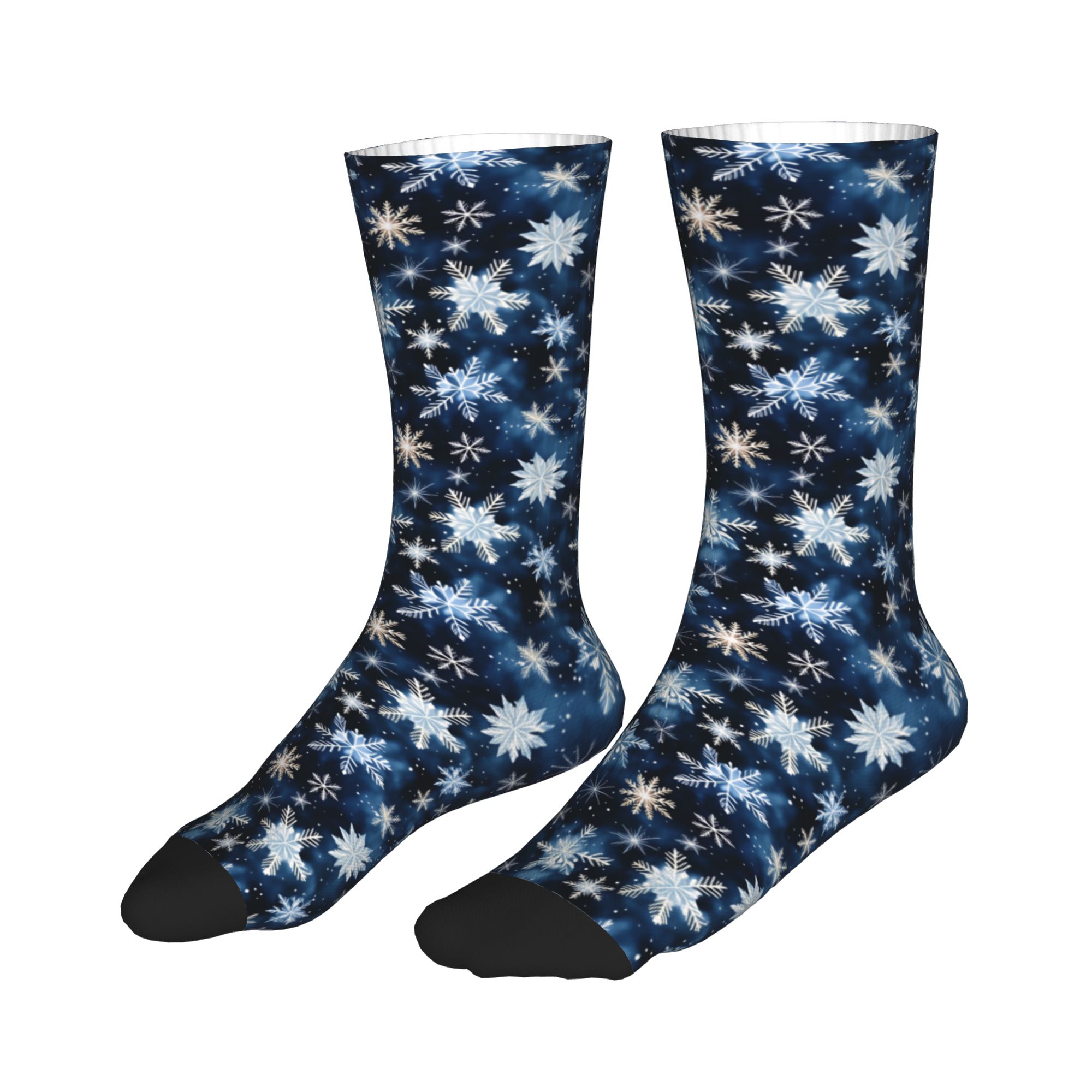 Navy Blue Snowflake Pattern Me - مراجعة Dress Sock Men وسعره