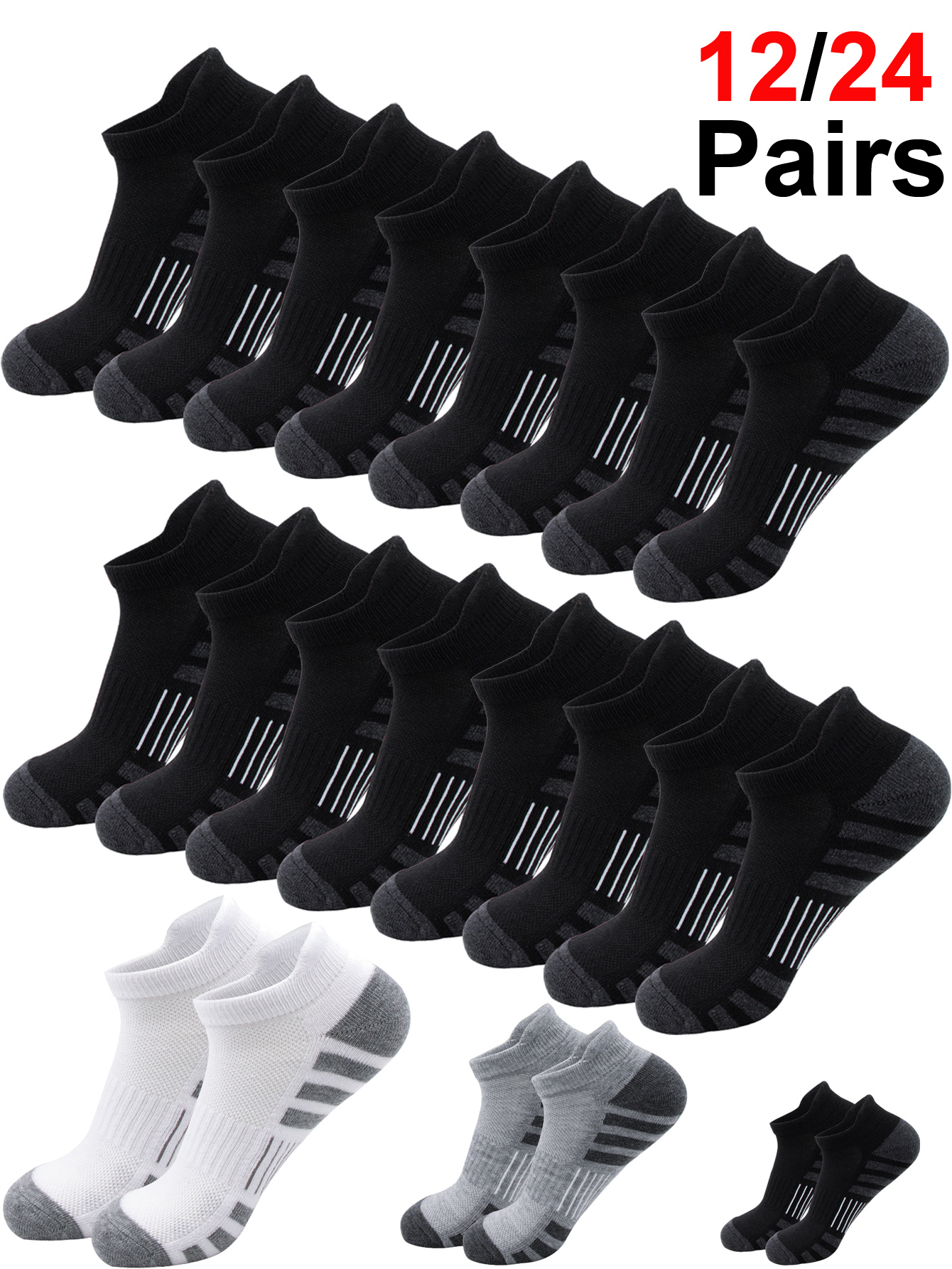 Unisex Cushioned Breathable An - مراجعة Ankle Sock Low Cut وسعره