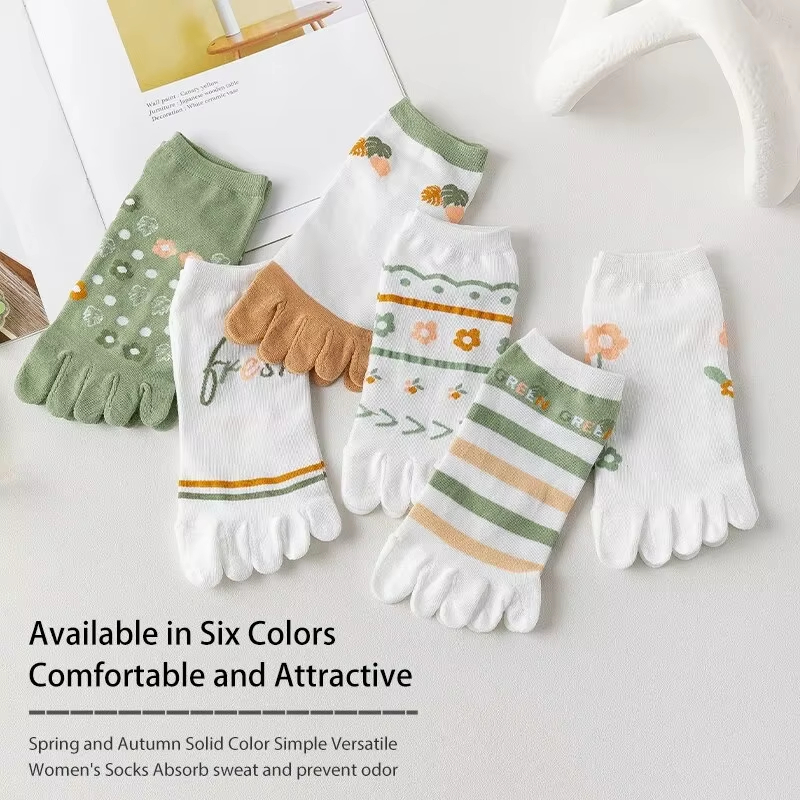 3 Pairs of Women's Spring and  - مراجعة Toe Sock Split وسعره
