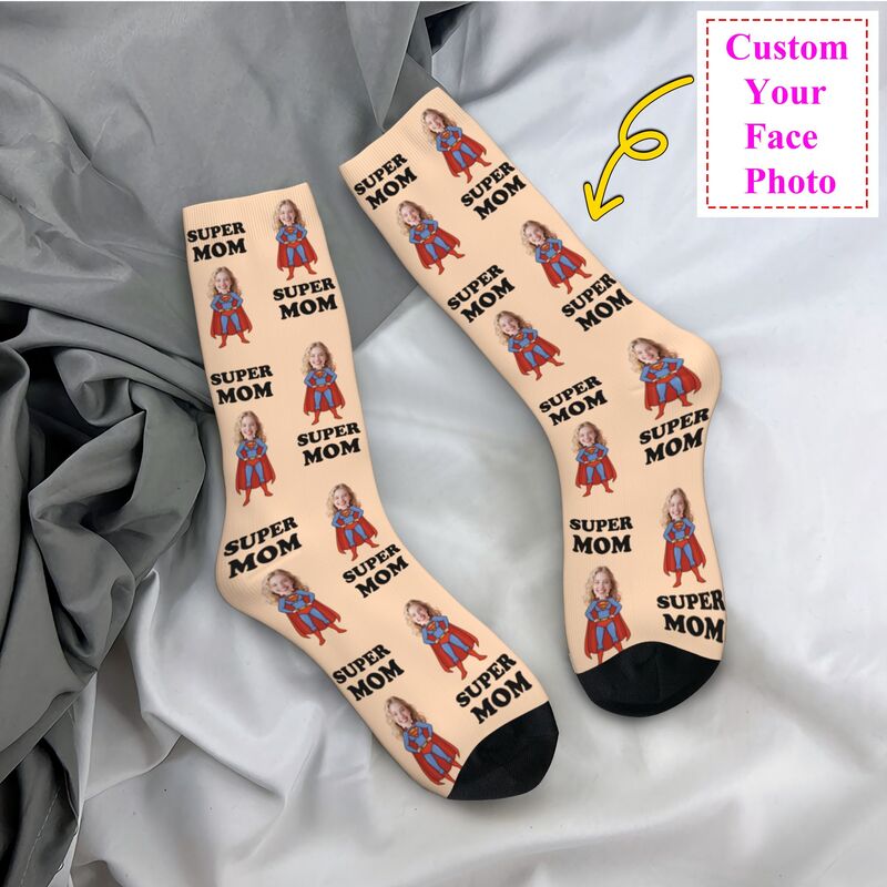 Super Mom Custom Mens Crew Soc - مراجعة Dress Sock Men وسعره