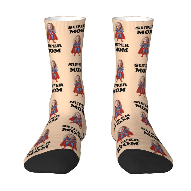 Super Mom Custom Mens Crew Soc - مراجعة Dress Sock Men وسعره