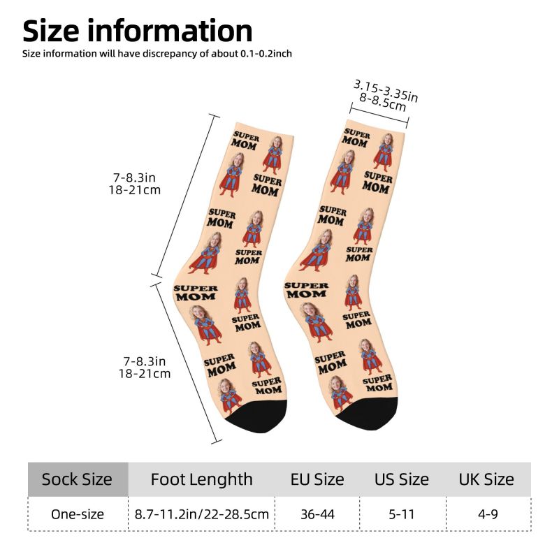 Super Mom Custom Mens Crew Soc - مراجعة Dress Sock Men وسعره