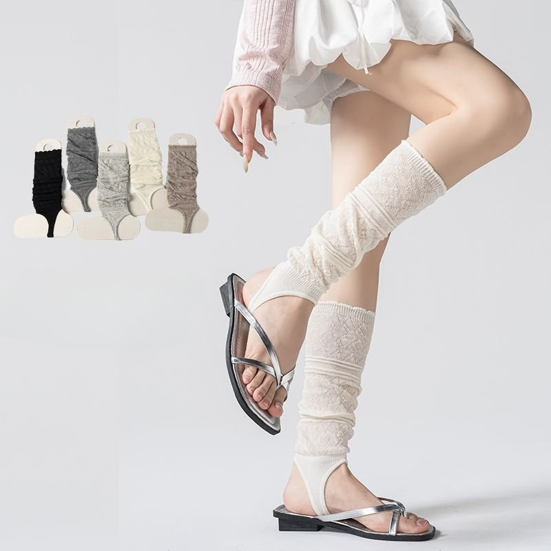 1 Pair Ins Aesthetic Retro Hol - مراجعة Boot Sock Slouchy وسعره