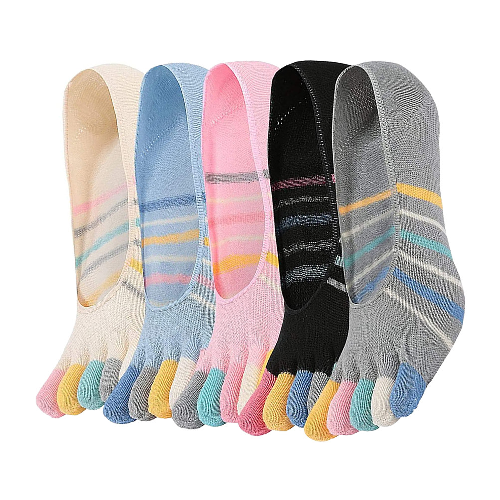 5 Pairs Yoga Five Finger Socks - مراجعة Invisibility Sock Loafer وسعره