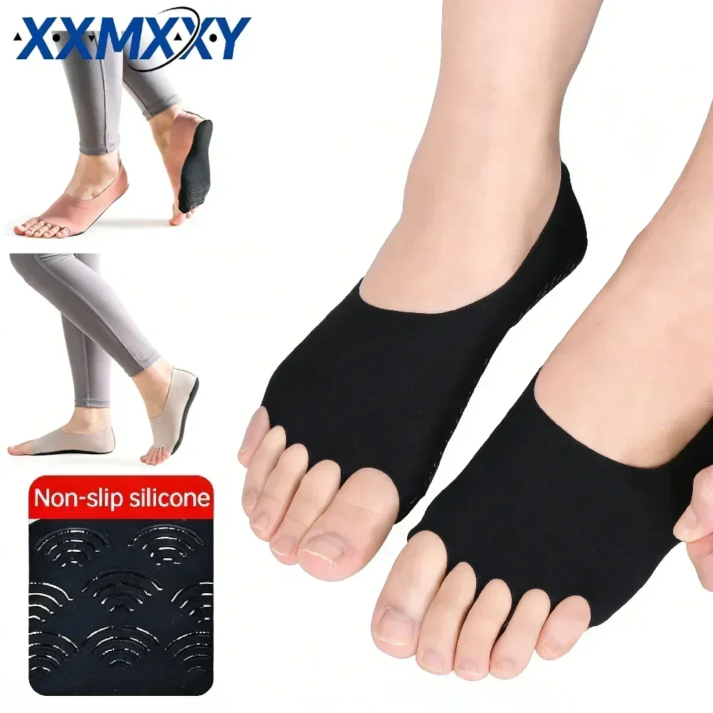1Pair Toeless Yoga Pilates Soc - مراجعة Grip Sock Yoga وسعره