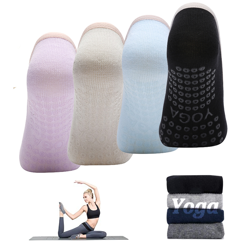 Ladies Non-Slip Pilates Socks  - مراجعة Grip Sock Yoga وسعره