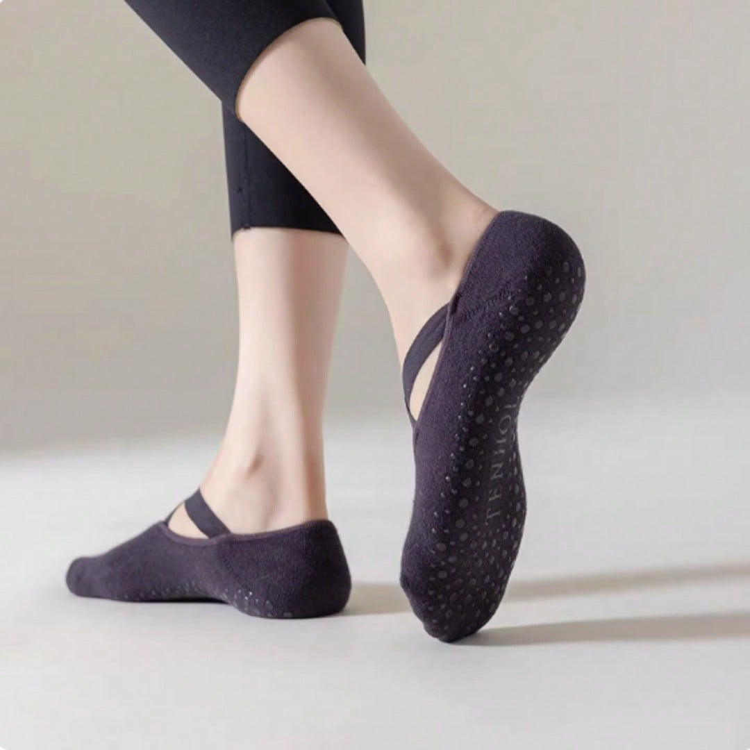 Anti-slip silicone sole yoga s - مراجعة Grip Sock Yoga وسعره