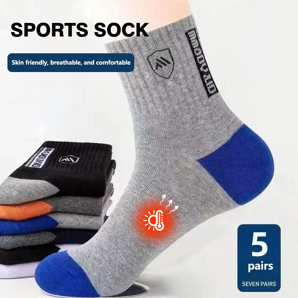 5 Pairs Men's Anti Odor & Anti - مراجعة Cotton Crew Sock Pack وسعره