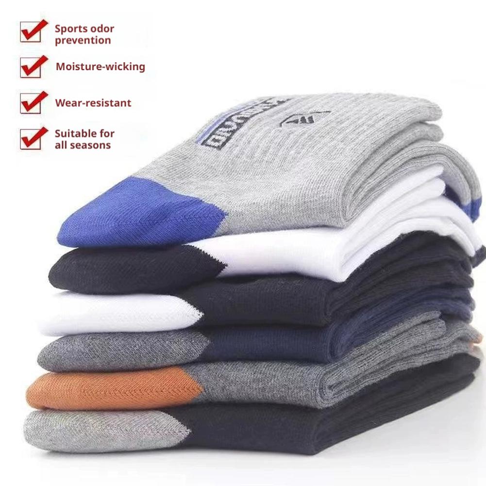 5 Pairs Men's Anti Odor & Anti - مراجعة Cotton Crew Sock Pack وسعره