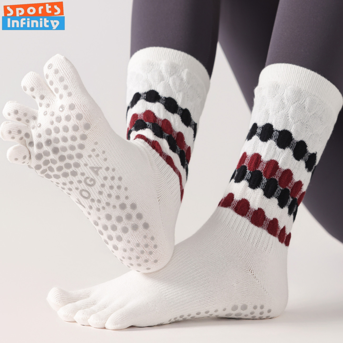 Fashion Five Finger Yoga Socks - مراجعة Toe Sock Split وسعره