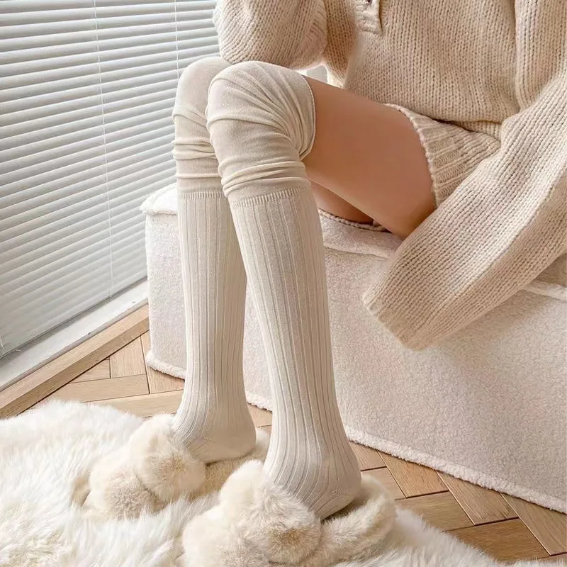 1-10Pairs Women’s Over-the-Kne - مراجعة Boot Sock Slouchy وسعره