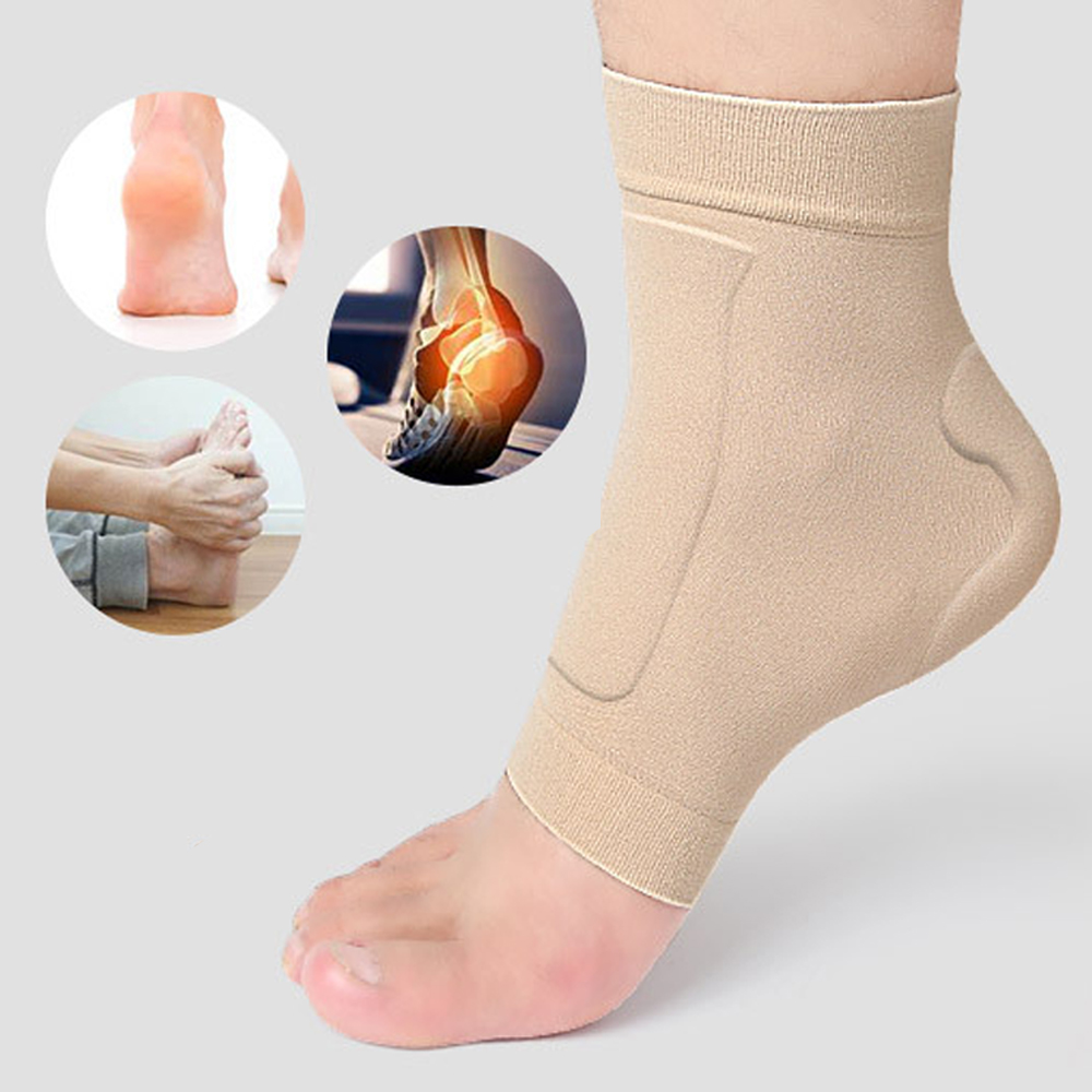 1Pair Boot Bumper Gel Pad Slee - مراجعة Ankle Brace Sock وسعره