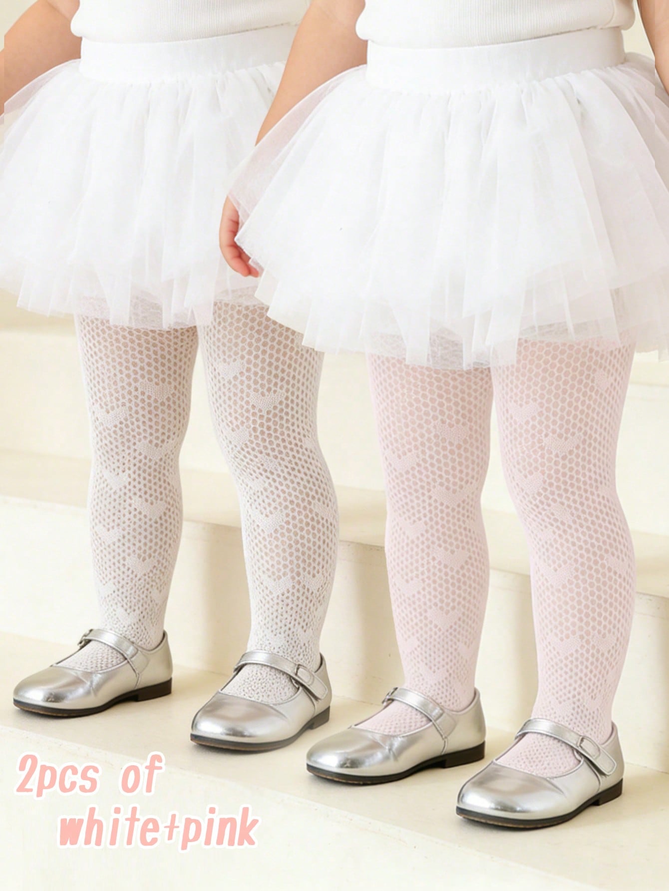 2Pcs Toddler Girls Heart Patte - مراجعة Tights Pantyhose Sheer وسعره