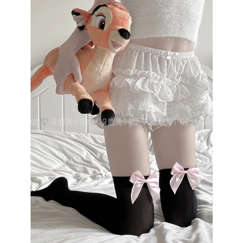 Sexy Women's Hosiery Pink Bow  - مراجعة Thigh High Sock Stay Up وسعره