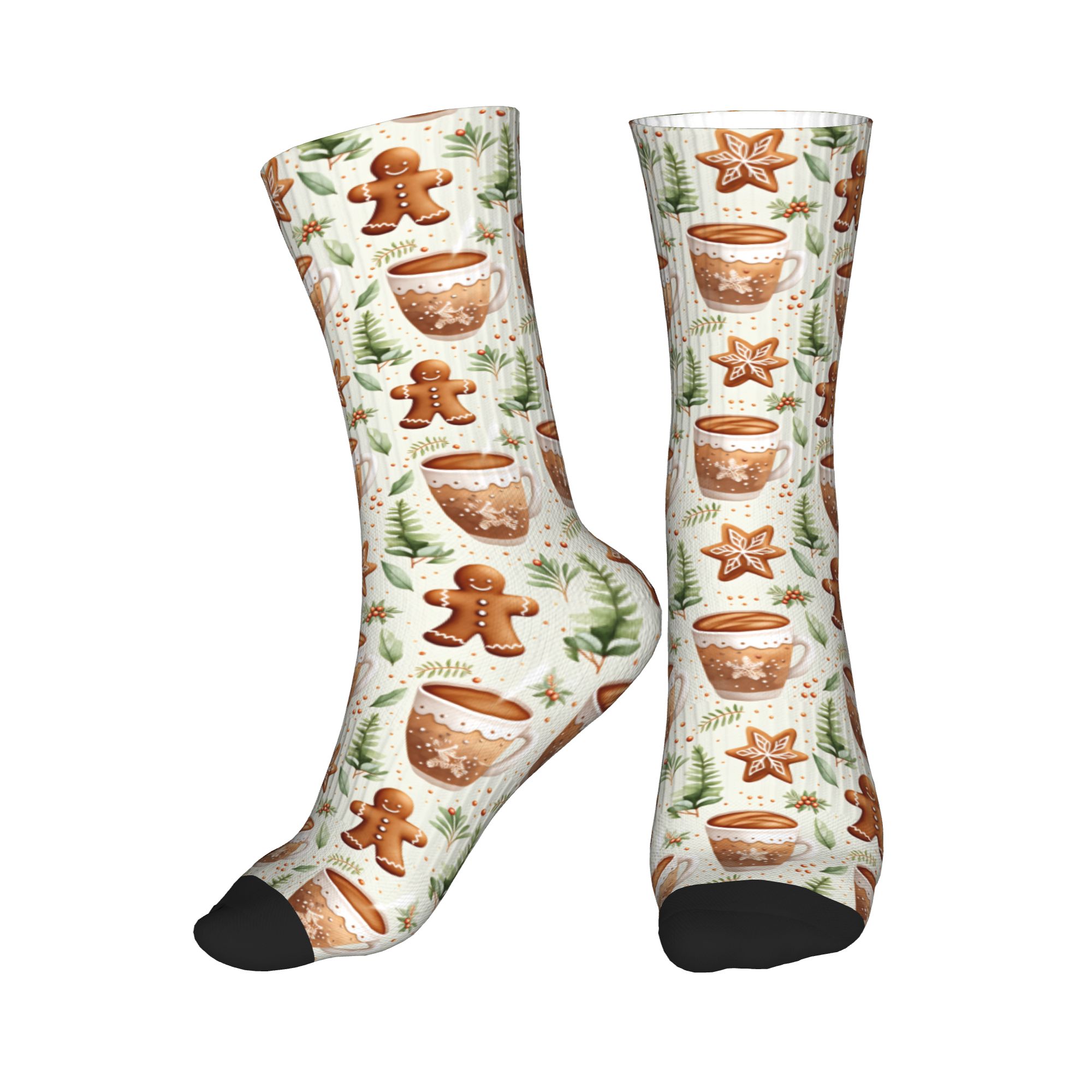 Christmas Gingerbread Man Hot  - مراجعة Dress Sock Men وسعره