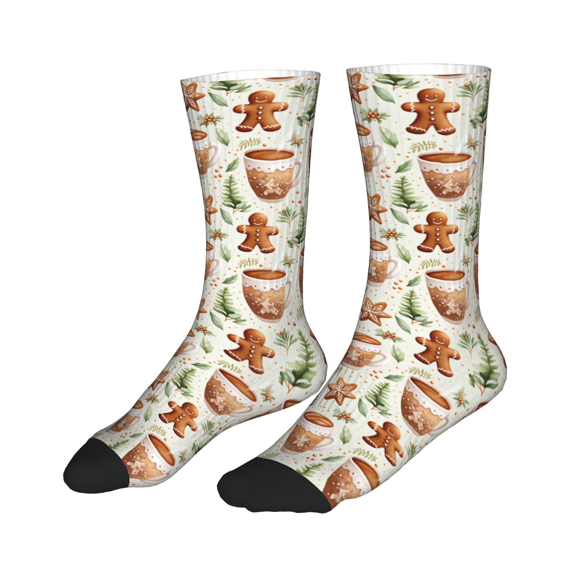 Christmas Gingerbread Man Hot  - مراجعة Dress Sock Men وسعره