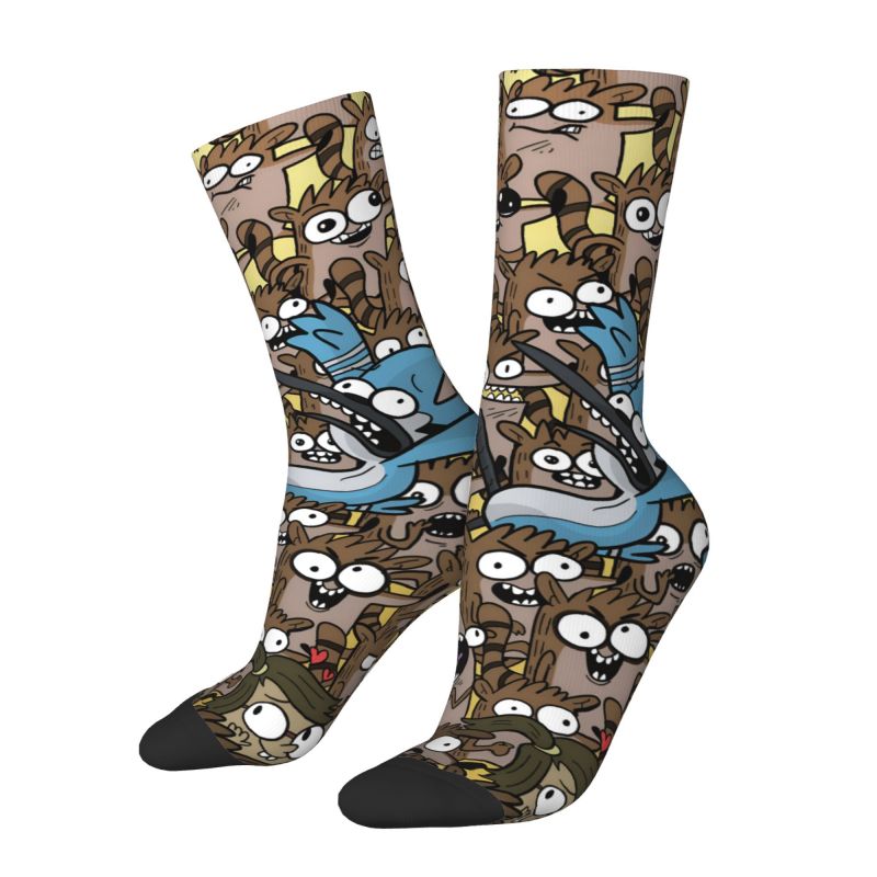 Custom R-Regular Show Dress So - مراجعة Dress Sock Men وسعره