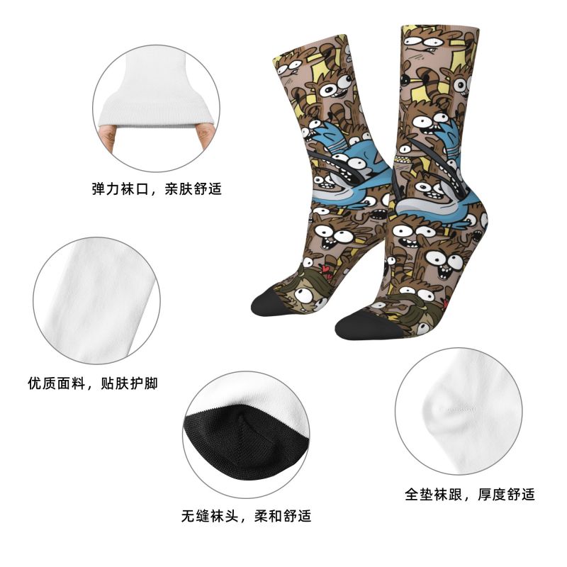 Custom R-Regular Show Dress So - مراجعة Dress Sock Men وسعره