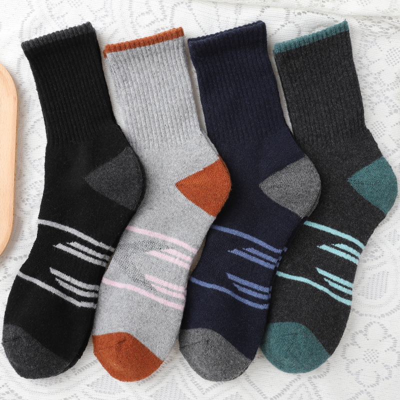 4Pairs Winter Women Mid Tube S - مراجعة Wool Hiking Sock وسعره