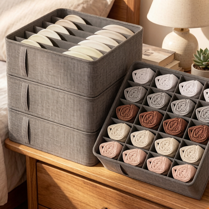 Closet Underwear Organizer Sto - مراجعة Sock Organizer Tray وسعره
