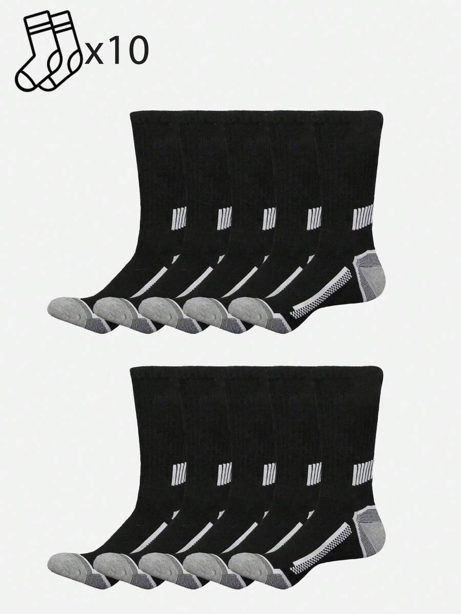 20 Pairs Mens Striped Cushione - مراجعة Athletic Sock Cushion وسعره