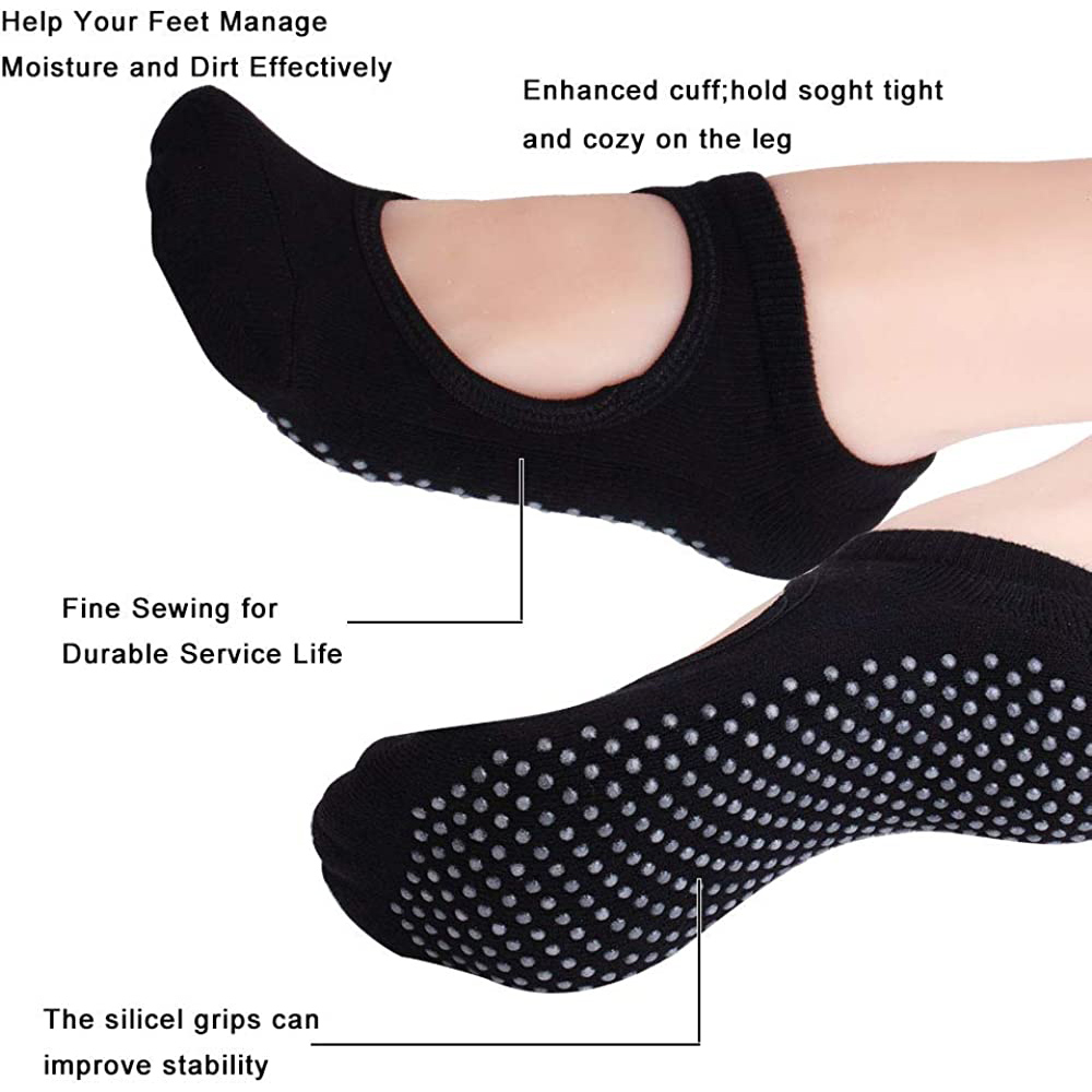 Backless Non-slip Fitness Pila - مراجعة Grip Sock Yoga وسعره