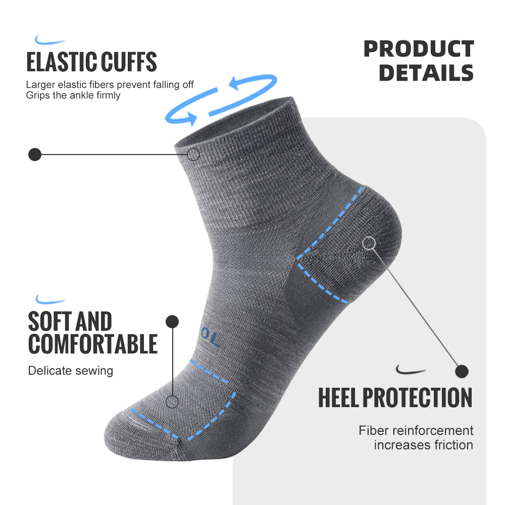 WRELS Merino Wool Socks Compre - مراجعة Wool Hiking Sock وسعره