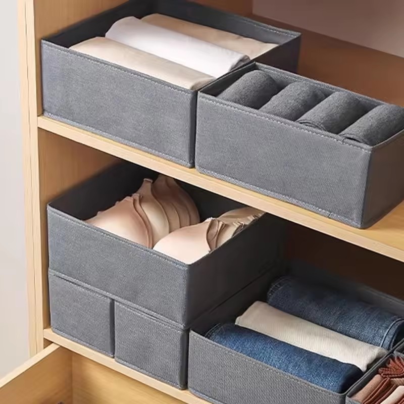 3PC Fabric Underwear Storage B - مراجعة Sock Organizer Tray وسعره