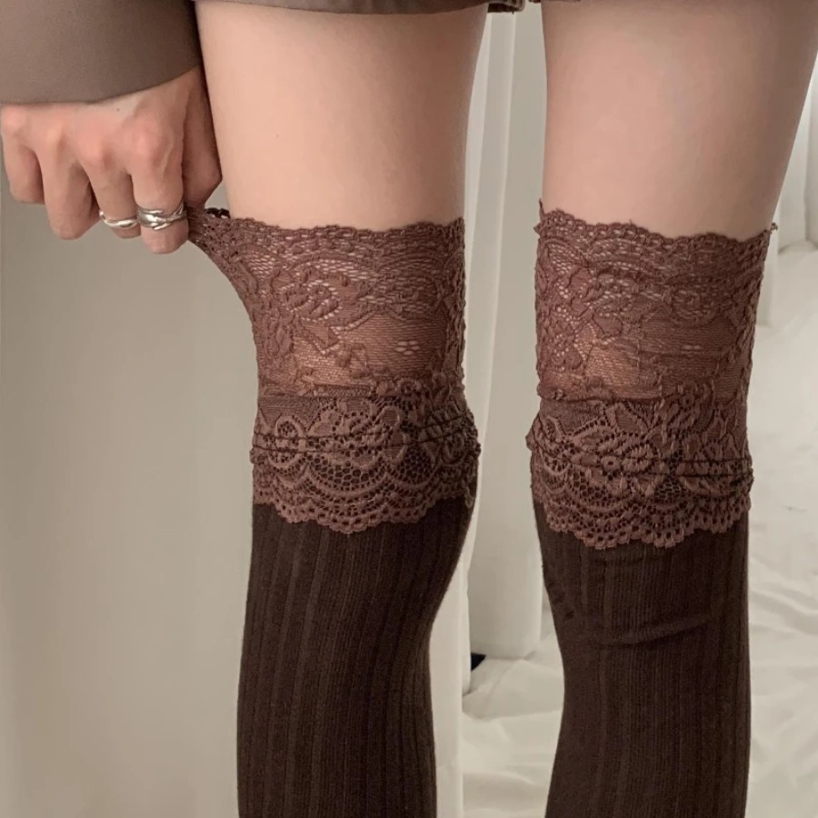 Soft Cotton Thigh High Socks,  - مراجعة Boot Sock Slouchy وسعره