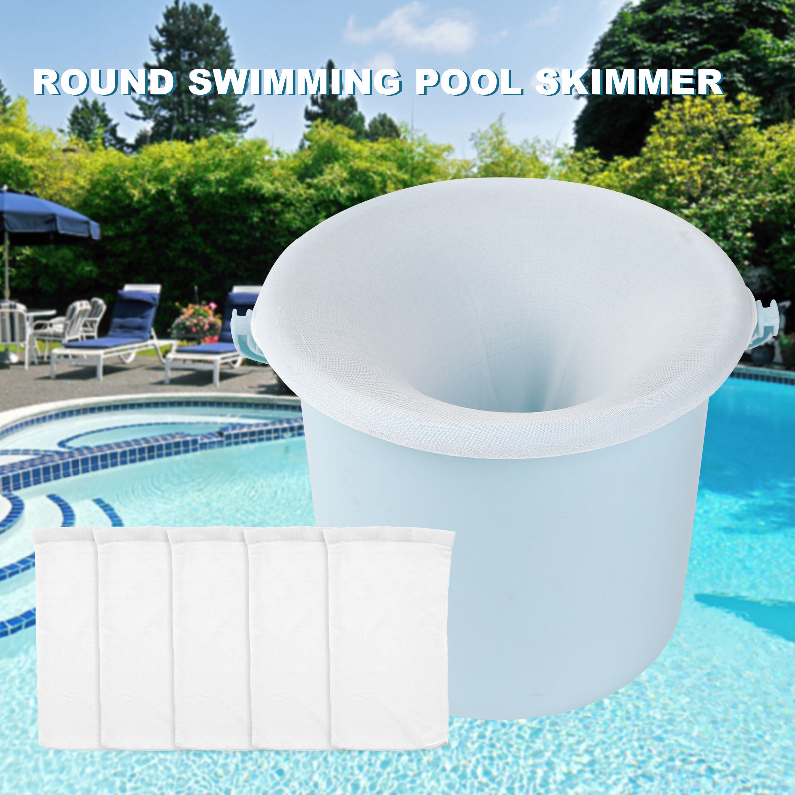 100-5PCS Pool Skimmer Socks El - مراجعة Sock Organizer Tray وسعره