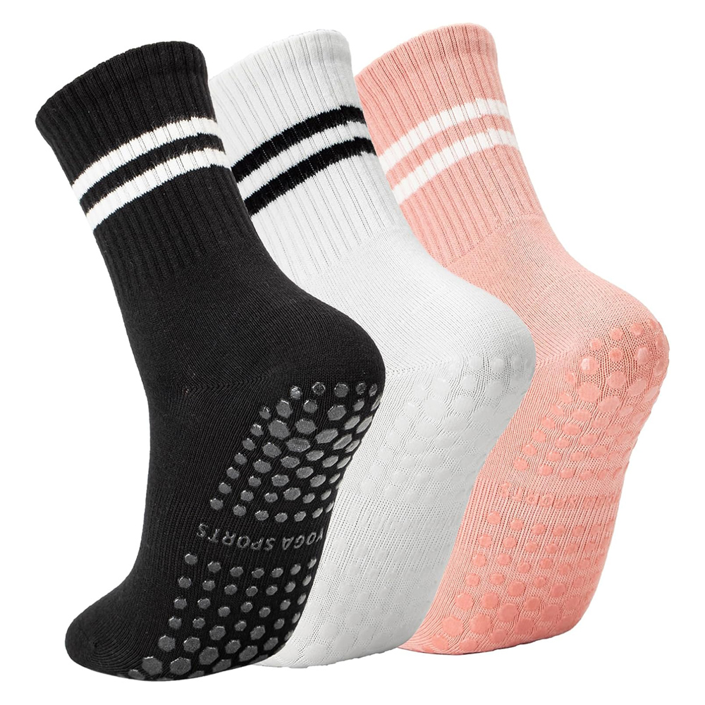 Yoga Pilates Socks with Grips  - مراجعة Grip Sock Yoga وسعره