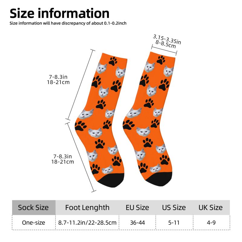 Custom Personalized Cat Head F - مراجعة Dress Sock Men وسعره