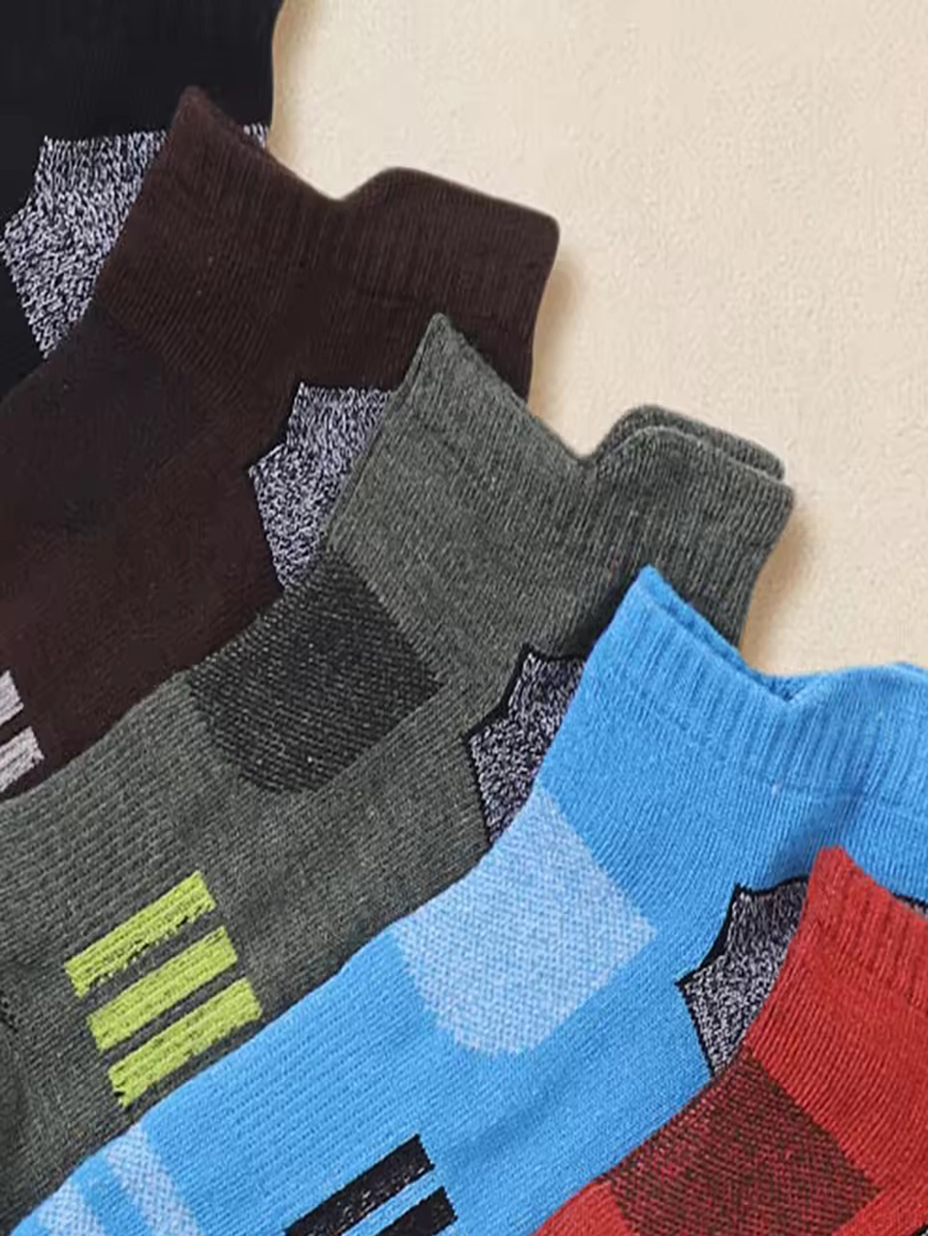 6/12 Pairs Men Vibrant Multico - مراجعة Ankle Sock Low Cut وسعره