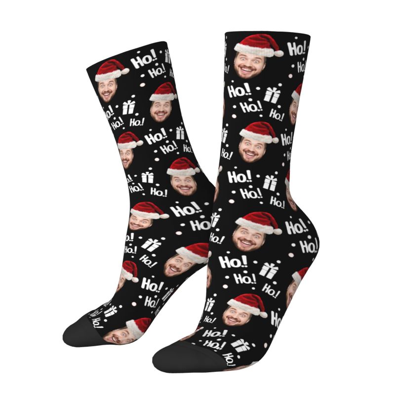 Christmas Face Photo Personali - مراجعة Dress Sock Men وسعره