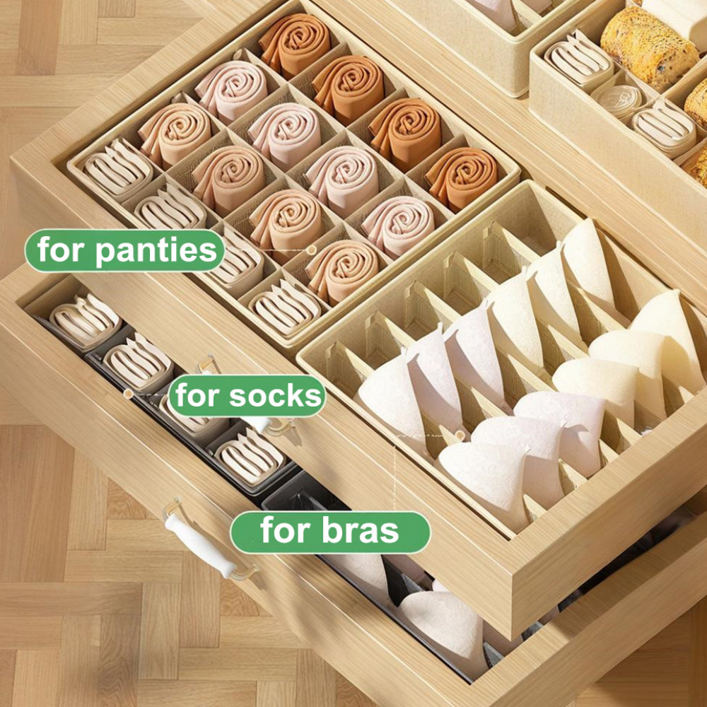 Underwear Storage Box for Bras - مراجعة Sock Organizer Tray وسعره