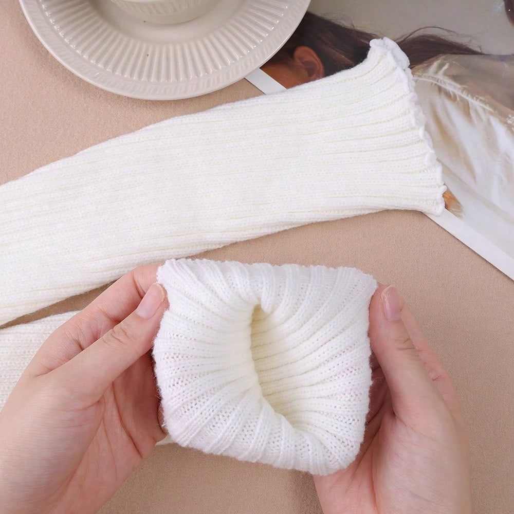2pcs 70cm Extended Leg Warmers - مراجعة Boot Sock Slouchy وسعره