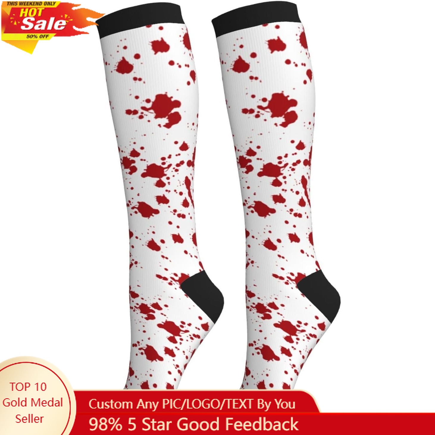 Compression Socks Calf Knee Hi - مراجعة Knee High Sock Women وسعره