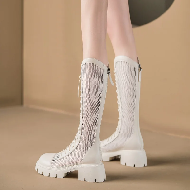 Women Summer Knee-high Mesh Hi - مراجعة Knee High Sock Women وسعره